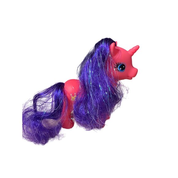 Wal-Greens Toy Unicorn with Crown on Rump - Picture 1 of 10